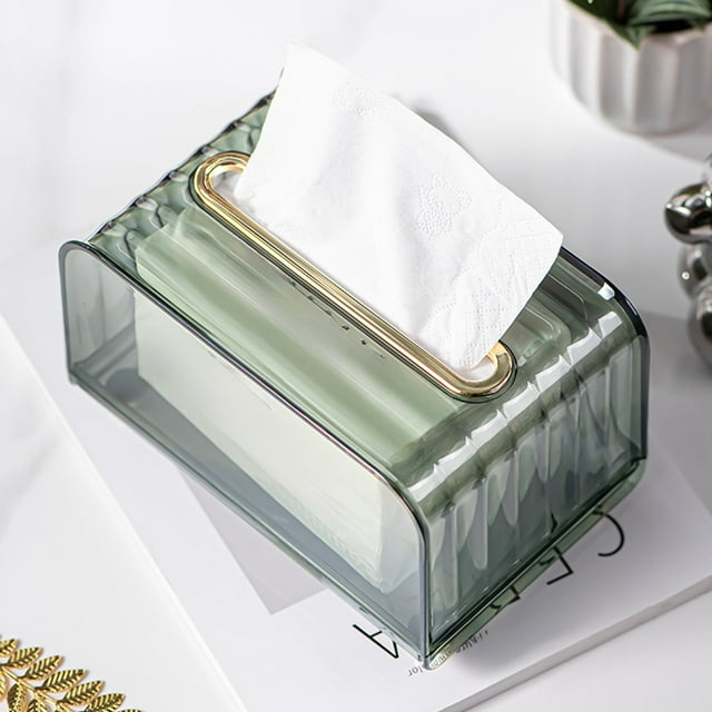 COM1950s Plastic Storage Drawers,Organizers and Storage for Bedroom,Built in Spring Tissue Box Home Living Room Bedroom Desktop Storage Drawer Box,Storage Drawers Organizer,Box of Tissues