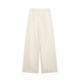 thumbnail image 4 of HH TRAF 2024 Pantalones de pierna ancha lisos con bolsillos laterales y cremallera para mujer, pantalones largos holgados y ajustados de cintura alta a la moda para mujer, 4 of 5
