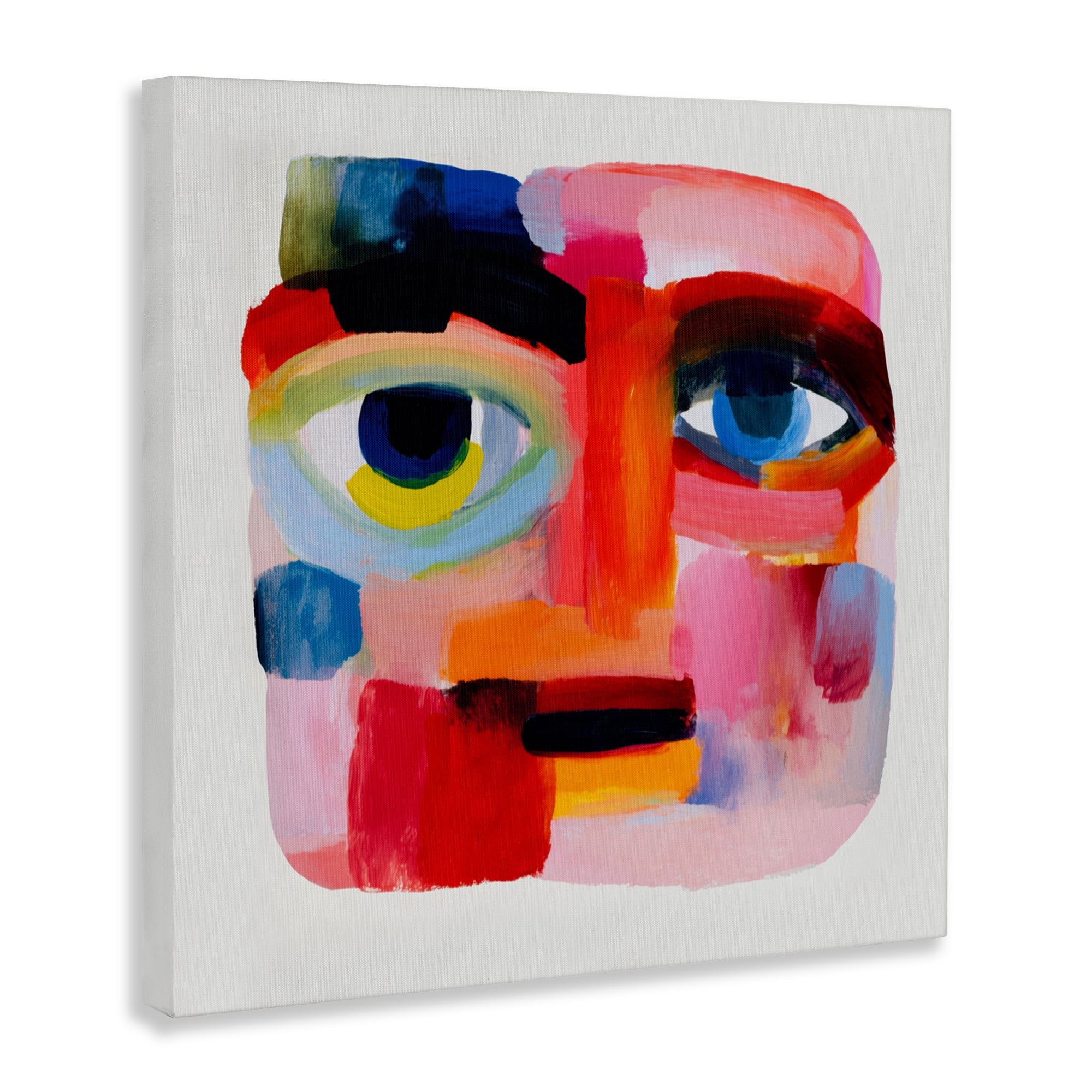 Stupell Industries Cubist Gaze in Vivids Canvas Wall Art, design by Chromatic Storm Studio