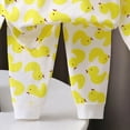 thumbnail image 4 of TOWED22 Boys Clothes Boy Outfits 2-Piece Long Sleeve Sweatshirt Tops and Pants Fall Winter Outfits Set Size:0-9 M,Color:Yellow, 4 of 5