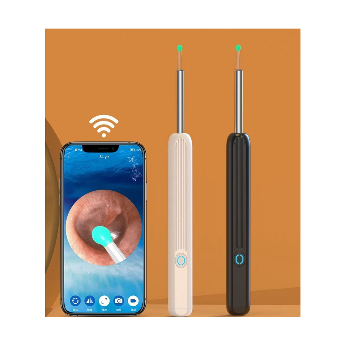 Smart Ear Cleaning Endoscope Visual Ear Sticks Endoscope 500W Earpick