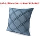 thumbnail image 3 of Funda de cojín con borde plateado, almohada de viaje para oficina en casa, funda de cojín cuadrada, 3 of 6