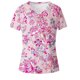 thumbnail image 3 of ICHUANYI Clearance Women's Casual Round-Neck Valentine's Day Printed T-Shirt Loose Short Sleeve Tops Blouse(Pink, XL) ICHUANYI WER2023081403838, 3 of 3