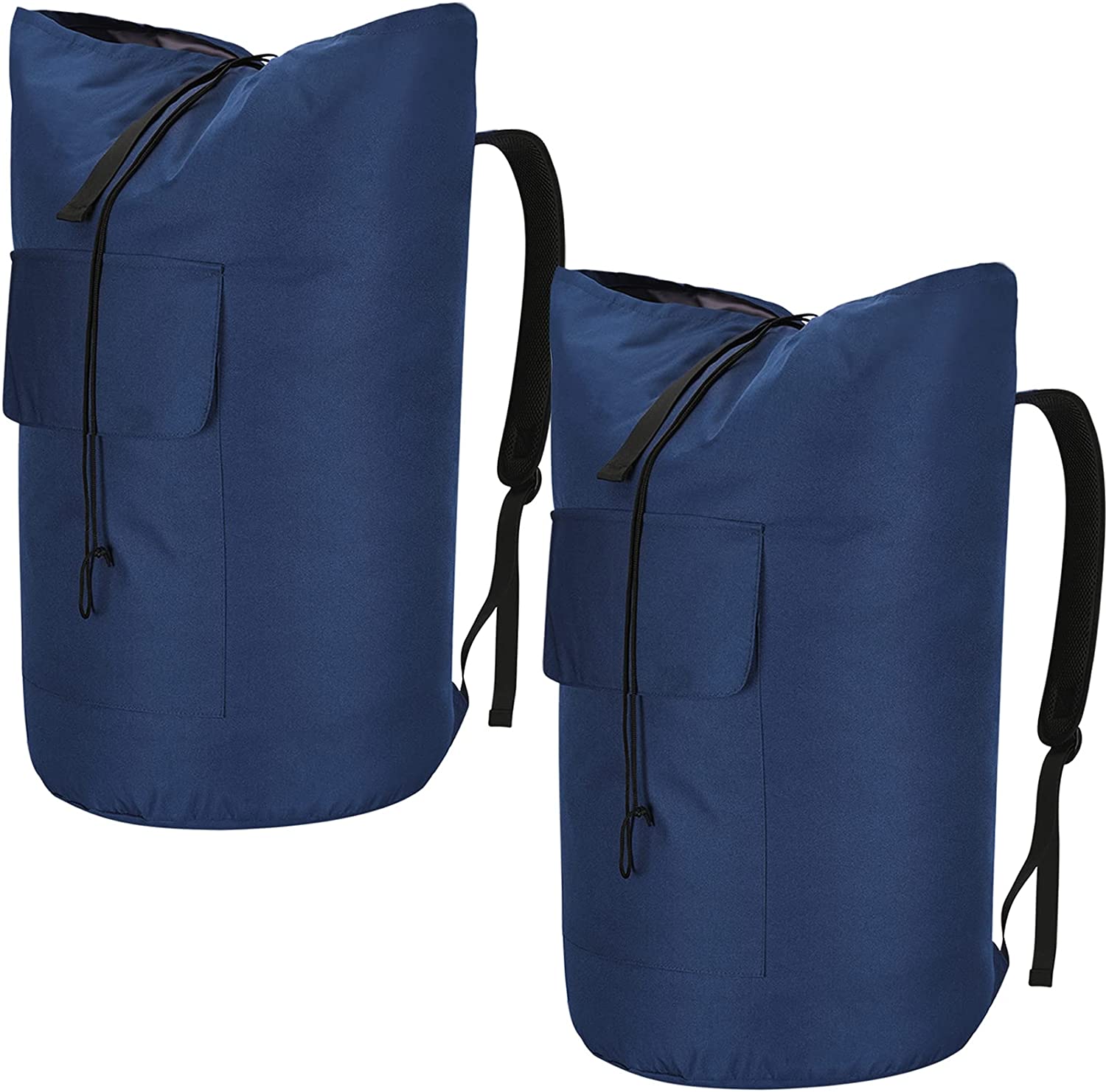 Laundry Bag for College Students, 2 Pack of 115L Laundromat Bag, Extra Large Laundry Dorm Bag