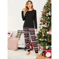 thumbnail image 6 of Avidlove Family Christmas Pajamas Set Matching Pjs Sleepwear Long Sleeve Sleepshirts with Xmas Pants Soft Nightwear ,Women, 6 of 6