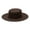 Coffee, variant on Wide Brim Sun Hats Fashion Trendy Colour Boater Shapesombrero Winter Warm Outdoor Dresshat,Black Polyester Sun Hat