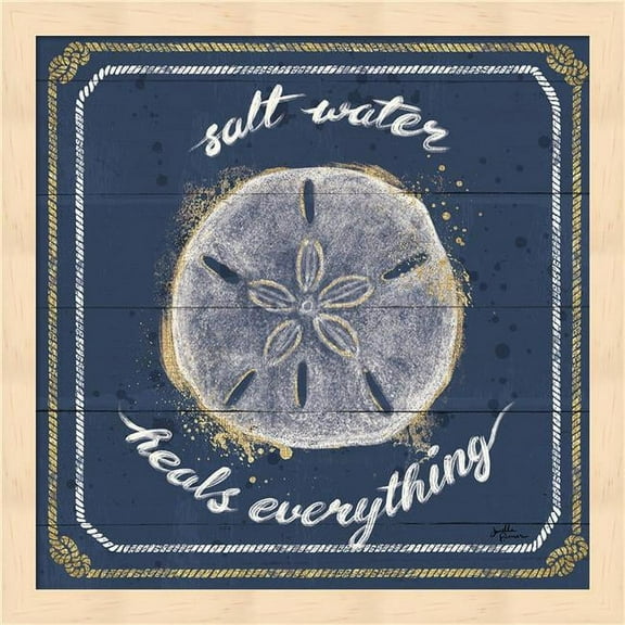 Metaverse R962788-0120000-AEAAAACAN4 13.25 x 13.25 in. Calm Seas IV Framed Wall Art by Janelle Penner