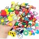 thumbnail image 4 of 100 piezas de accesorios de decoración de zapatos, accesorios de hebilla de goma suave de PVC con agujero para flores y zapatos, 4 of 5