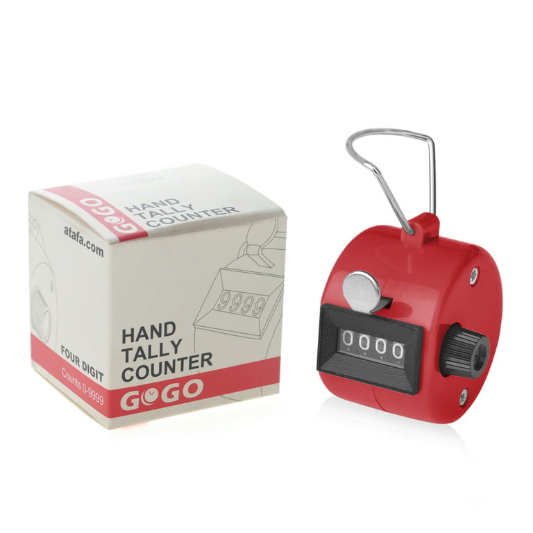 GOGO Digital Counter, Electronic Tally Counter with Lanyard, Hand Digital Counter  Clicker for Church School Library
