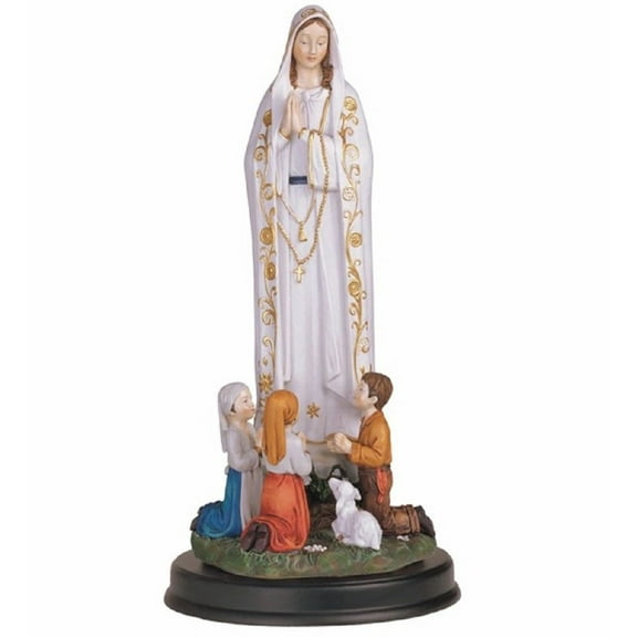 FC Design 12"H Our Lady of Fatima Statue Our Lady of the Holy Rosary of Fatima Holy Figurine Religious Decoration
