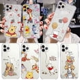 thumbnail image 2 of Disney Winnie The Pooh funda de teléfono de silicona suave transparente para Apple iPhone 15 14 13 12 11 Pro Max X XR XS 8 7 6 5 SE, 2 of 5