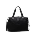 thumbnail image 2 of Canvas Duffel Bag for Women, Large Capacity Travel Weekender with Crossbody Strap, Casual Gym Tote for Yoga, Overnight Carryall, Weekend Getaway, Daily Outing, Adjustable Handbag, 2 of 6