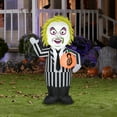 thumbnail image 2 of Beetlejuice Men's Airblown Halloween Inflatable Decoration - Black Small, 2 of 4