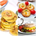 thumbnail image 2 of CAKETIME 3 Pcs Silicone Egg Sandwich Molds, 3 Inch Muffin Top Pan Non Stick, 6-Cavity Round Silicone Baking Mold for Baking English Muffins, Whoopie Pies, 2 of 10