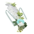 thumbnail image 4 of Wedding Chair Flower Decorations, Fine Details Simulation Elegant Delicate Texture Artificial Chair Back Flower  For Party For Ceremony Light Purple,Blue,Pink, 4 of 8