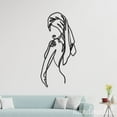 thumbnail image 2 of Handmadetneonsign Woman Bathroom Metal Wall Art Light, Girl Line Art Metal Sign Wall Decor, Bathroom Metal Decor, 2 of 5