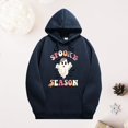 thumbnail image 2 of Certgust Essential Hoodie Under $10 Womens Cute Print Casual Long Sleeve Neck Sweatshirt for Fall Winter Comfortable Layered Outfits, 2 of 3