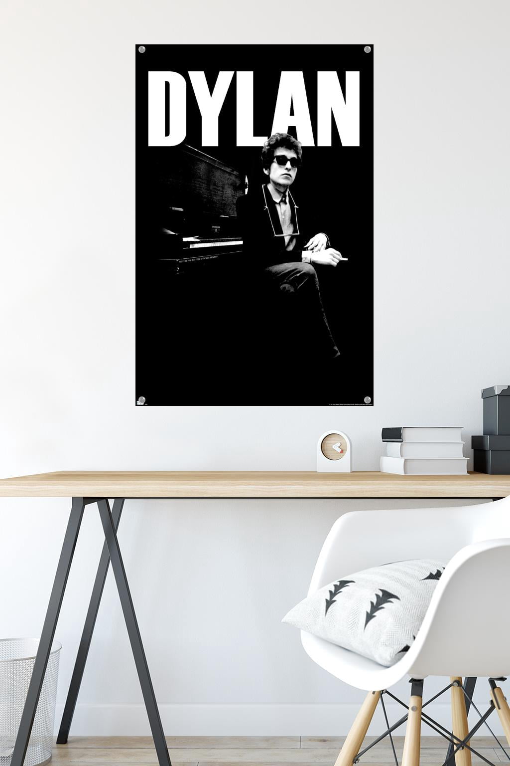 Bob Dylan - Piano Wall Poster with Pushpins, 22.375" x 34"