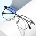 thumbnail image 2 of Gafas para miopía para estudiantes, montura grande para hombres, gafas ópticas antiluz azul a la moda, gafas lisas sin energía, protección ocular ligera, 2 of 6