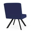 thumbnail image 3 of Willow Lounge Lobby Reception Waiting Armless Guest Chair / Black Steel / Blue, 3 of 5