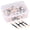150 Black with Container, variant on 150 Eye Shadow Applicator Disposable Foam Makeup Brush Sponge Tipped Oval Eyeshadow Applicators Dual Sides with Container