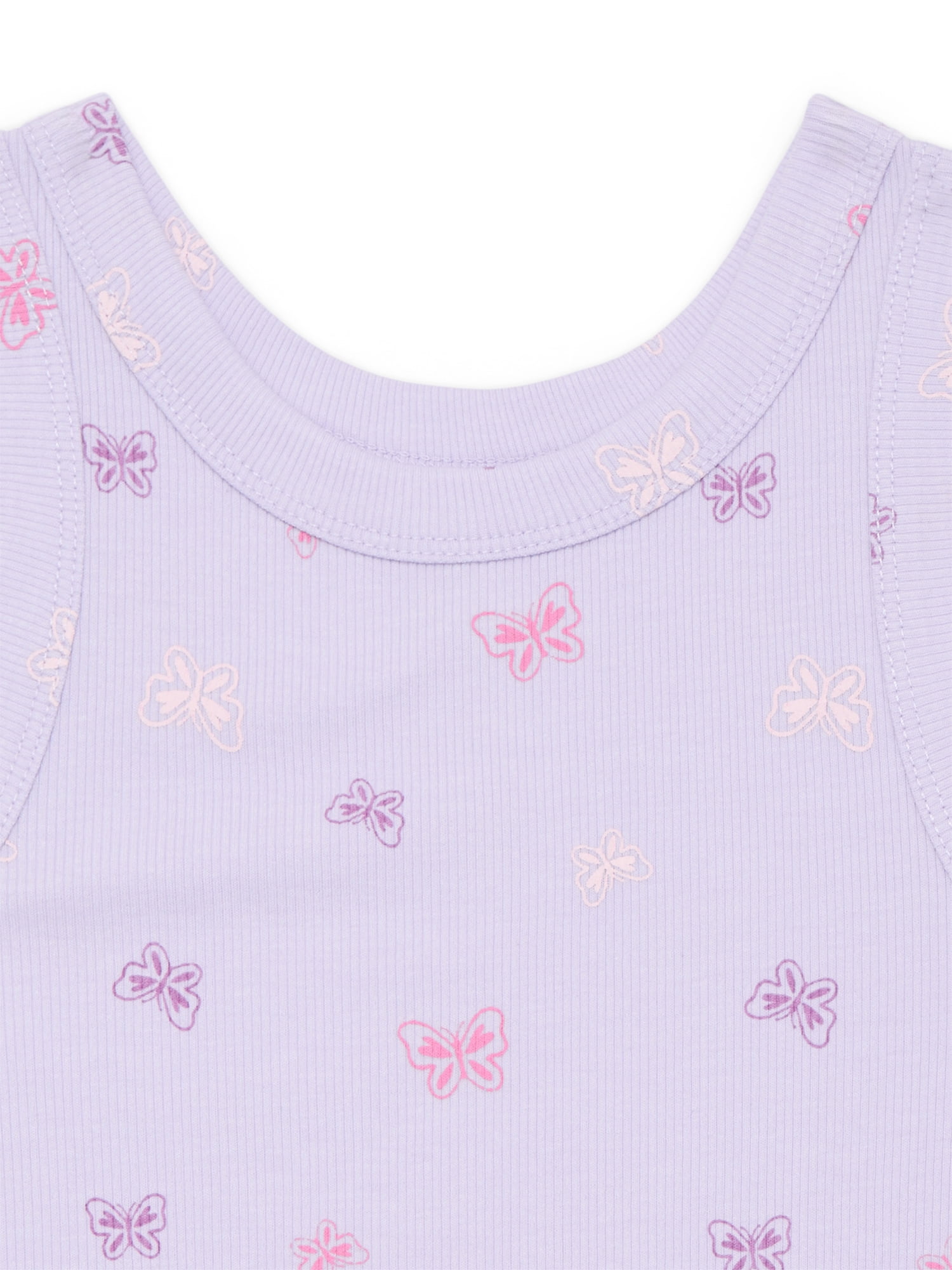 Wonder Nation Girls Kid Tough Ribbed Tank Top, Sizes 4-18 & Plus