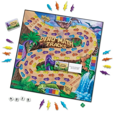 Learning Resources Dino Math Tracks Place Value (Best Place To Rent Games)