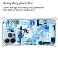 thumbnail image 5 of Bule Collage Case Compatible with iPhone 14 Pro,Unique Art Design TPU Shock-proof Full Cover, 5 of 6