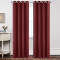 thumbnail image 1 of Cortinas opacas Joydeco con aislamiento térmico, 240 x 240 cm, color burdeos, 1 of 6