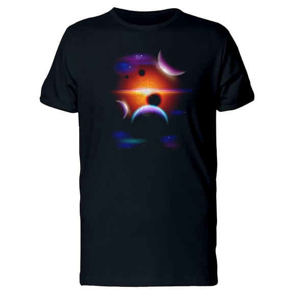 Cool Magic Space Planets Tee Men's -Image by Shutterstock