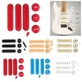 thumbnail image 2 of Covers 48/50/52mm, Knobs& Tips In 6 Colours To for Guitars for Pickup Red, 2 of 6