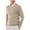 Beige, variant on GBSYEWXS Pullover Sweater For Men Long Sleeve Solid Color Pullover Casual Knit Crew Neck Sweaters Green