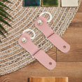 thumbnail image 6 of 2Pcs PU Leather Purse Straps Replacement Bag Strap Punch Free Pink, 6 of 8