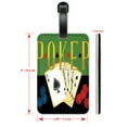 thumbnail image 2 of Poker - Luggage ID Tags / Suitcase Identification Cards - Set of 2, 2 of 5