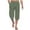 01 Army Green, variant on Awdenio Mens Work Pants Linen Capri Pants Casual Lightweight 3/4 Baggy Pants Drawstring Elastic Waist Beach Yoga Pants with Pockets