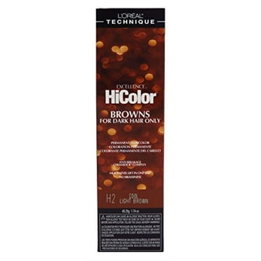 Loreal Excellence Hicolor H02 Tube Cool Light Brown 1.74 Ounce (51Ml) (2 Pack)