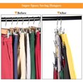 thumbnail image 4 of Perchas de múltiples capas para pantalones, perchas de falda con clips ajustables, organizador antideslizante para ahorrar espacio, gancho giratorio de 360 grados, 4 of 4