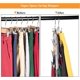 thumbnail image 4 of Perchas de múltiples capas para pantalones, perchas de falda con clips ajustables, organizador antideslizante para ahorrar espacio, gancho giratorio de 360 grados, 4 of 4