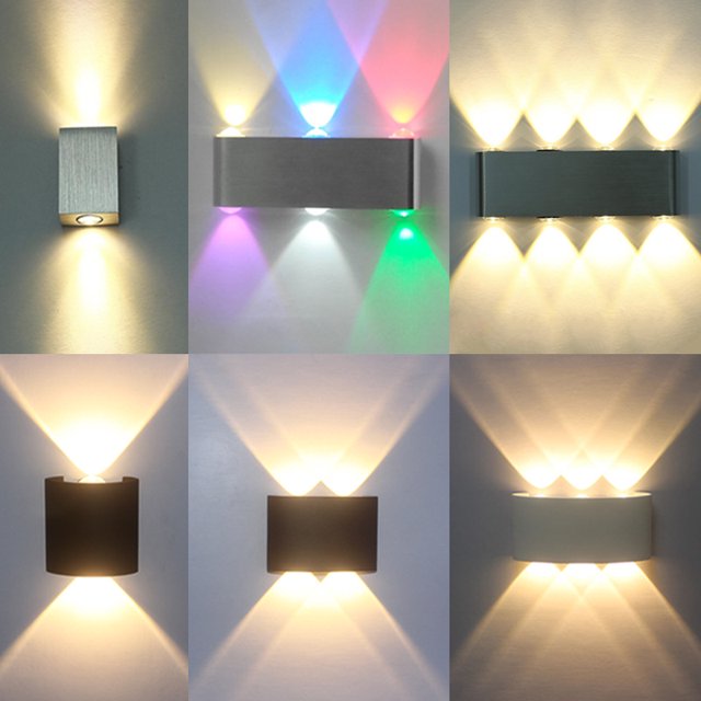 Lámpara de entrada personalidad extremadamente simple creativa led hogar lámpara de pared curva sala de estar pasillo lámpara de noche lámpara