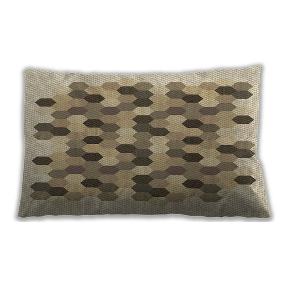 Ahgly Company Indoor Rectangular Contemporary Lumbar Throw Pillow, 13 inch by 19 inch