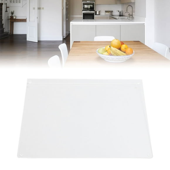 Clear Acrylic Cutting Board with Counter Lip for Kitchen Countertop