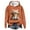 Orange, variant on Womens Christmas Hoodies Long Sleeve Highland Cattle Print Hooded Sweatshirts Xmas Holiday Fall Fashion Pullover Tops Trendy Winter Outfits