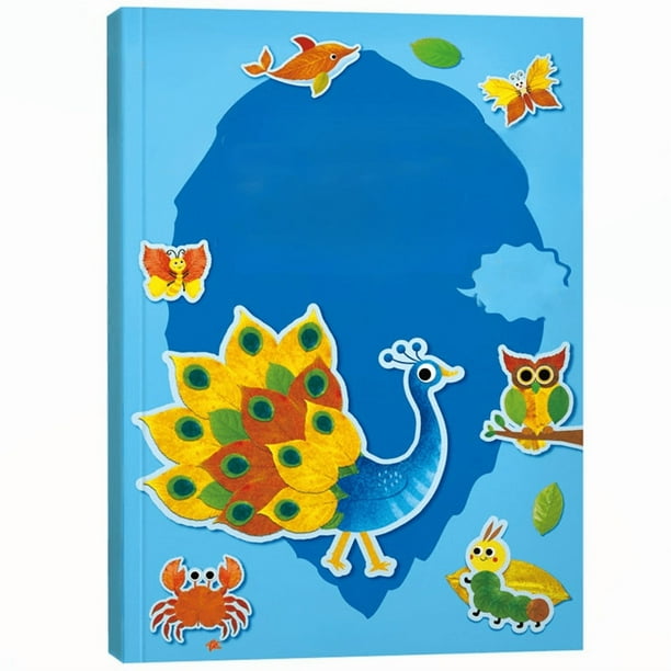 Oficina y papelería Leafy World Kit de pintura de hojas Kit de arte de hojas para bricolaje Creativos Kit de pintura de hojas Rompecabezas Iluminación Álbum hecho a mano Artículos de bricolaje