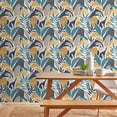 thumbnail image 2 of Fine Decor Marisol Yellow Artistic Leaf Wallpaper, 2 of 4