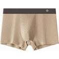 thumbnail image 2 of Men's Underwear Boxer Shorts, Lightweight Soft Trunks Stretch Underwear L Khaki, 2 of 3