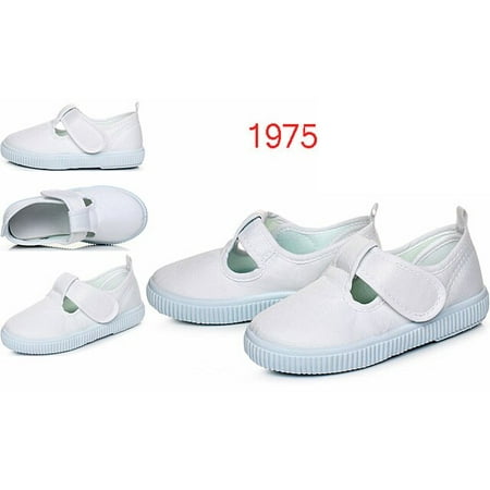 

ANXINDAXZ White Sneakers Canvas Shoes for Girls Boys Children School Student Dance gymnastics Casual Shoes Unisex sport white Shoes