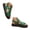 Green, variant on Dakaela Womens Platform Sandals Comfortable Slingback Summer Dressy Walking Shoes 2026 Arch Support Flat Sandal with Hook and Loop Size 6