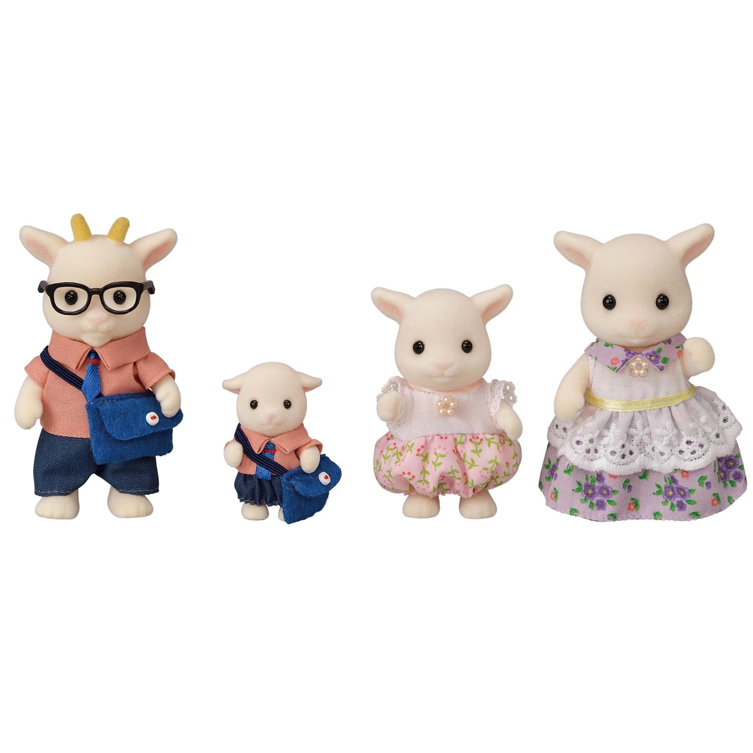 Sylvanian Families Hedgehog Family Posable Collectable Figures 4 Pieces Set Toy 