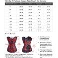 thumbnail image 5 of Femmes Vintage Floral Denim Corset Bustier Top, 5 of 5
