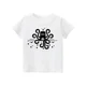 thumbnail image 3 of 2024 Nueva camiseta de moda para niños, ropa para niños de manga corta en blanco y negro, camiseta con estampado de roca para niños y niñas, 3 of 5